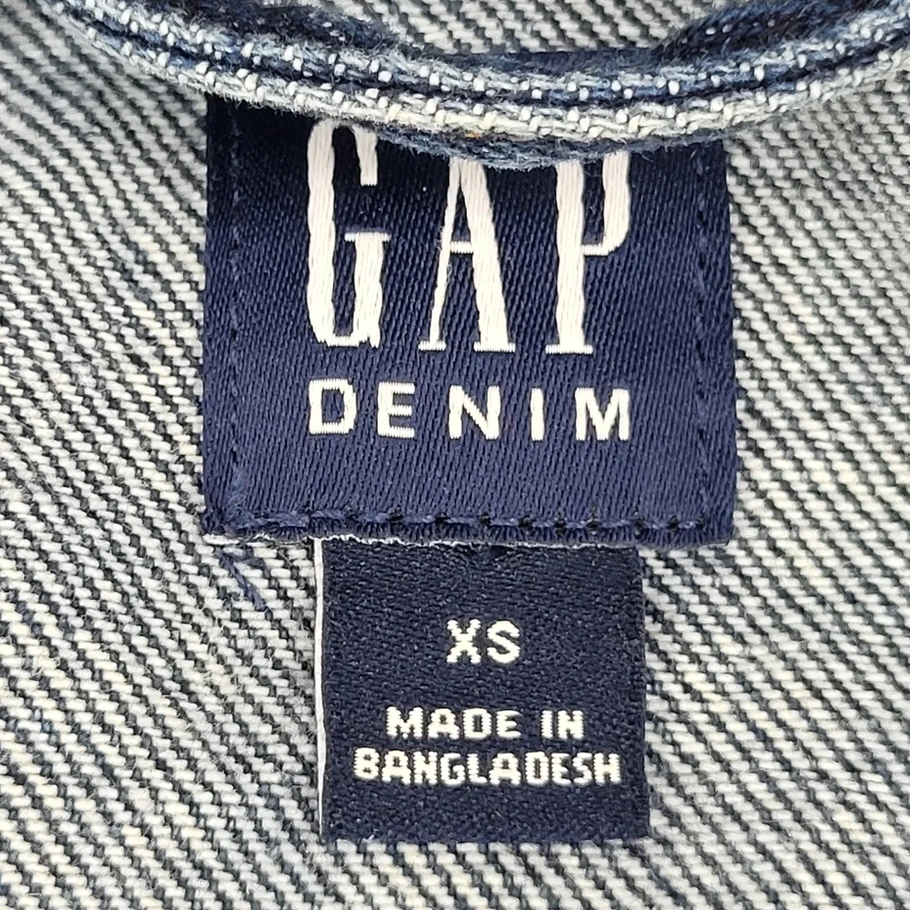 Gap Denim Jacket Kids Size XS 4/5 Blue Jean Classic Trucker Cotton Unisex